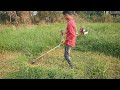 Cutting Grass with Machine For Feeding My Cows