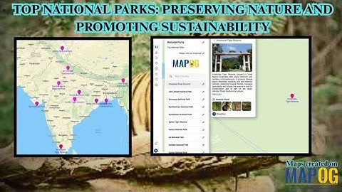 Top National Parks Mapped with GIS #mapog  #nationalpark #gismapping #sustainable #mappingtools