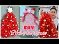 DIY ÁRBOLES DE NAVIDAD PARA TUS PUERTAS ELEGANTES Y ECONOMICOS