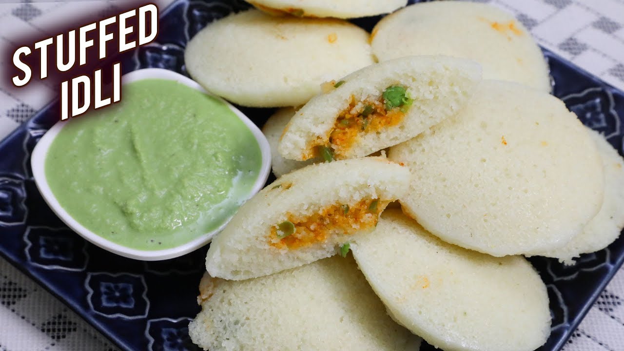 Instant Stuffed Idli Recipe | How To Make Masala Stuffed Idli | Stuffed Rava Idli Recipe By ruchi | Rajshri Food