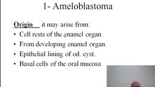 Odontogenic Tumors 1 Prof Essam Gaballah