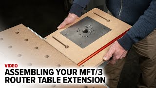 TSO Compact Router Table Extension for Festool MFT/3 Multifunction Table - Assembly Video