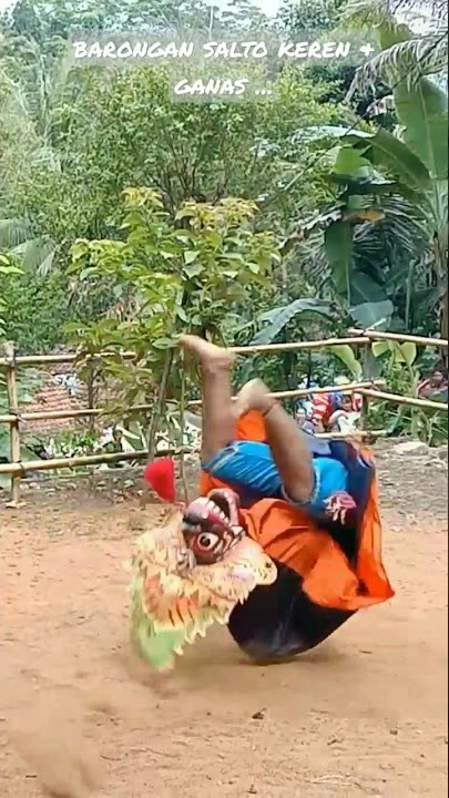 barongan Salto keren & ganas #kucingan #shorts #kudalumping