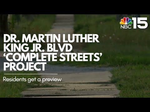 Residents get a preview of upcoming MLK, Jr. Ave. Complete Streets project - NBC 15 WPMI