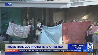 Demonstrators from UCLA encampment released after arrests