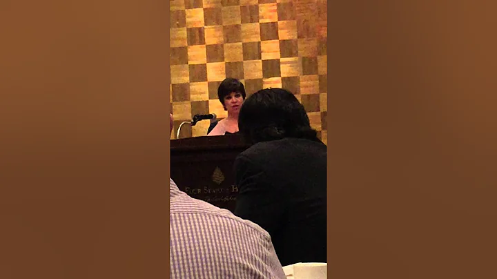 Tina Lavelle speaking the Children's Brain Tumor T...