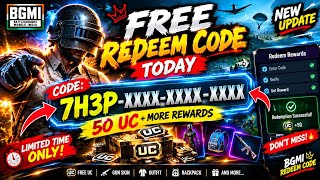 BGMI Redeem Code 17 September 2026 🔥 50 UC Redeem Code Today | New BGMI Code screenshot 2
