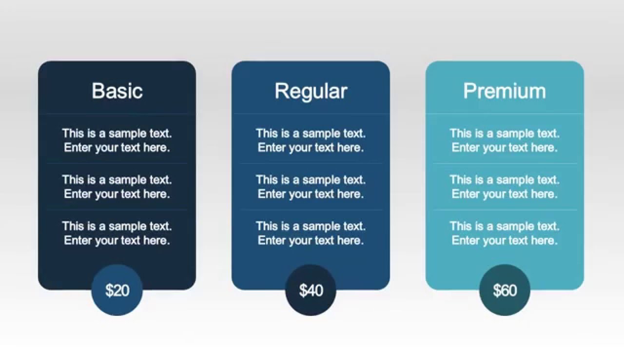 iOS Style PowerPoint Background Template - SlideModel