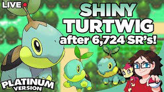 (DTQ #1) [LIVE] Shiny Turtwig after 6,724 SR's in Pokemon Platinum!