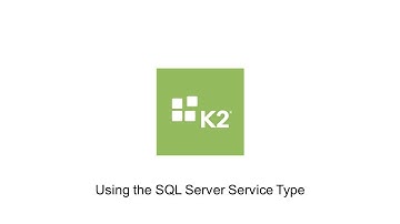 How-To: Using the SQL Server Service Type