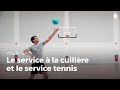 Service  la cuillre et service tennis  volleyball