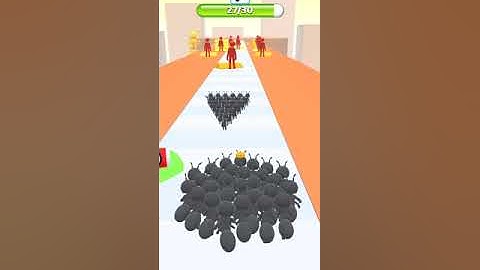 Tiny Run 3D 🐜 Gameplay Walkthrough Part 1-3 (iOS,Android) All Levels - GamerBoyz