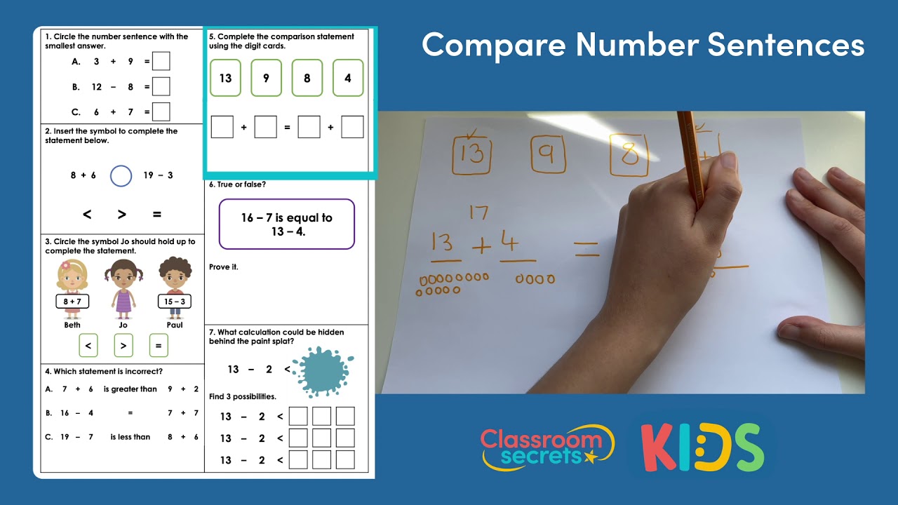 year-1-compare-number-sentences-maths-challenge-classroom-secrets-kids