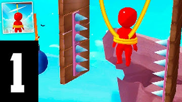 Rope Cut: Rescue Hero - Gameplay Walkthrough (Android ,iOS) - Level 1 to  20 - Part 1.