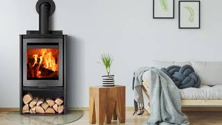 Di Lusso Eco R5 Euro Wood Burning Stove - YouTube