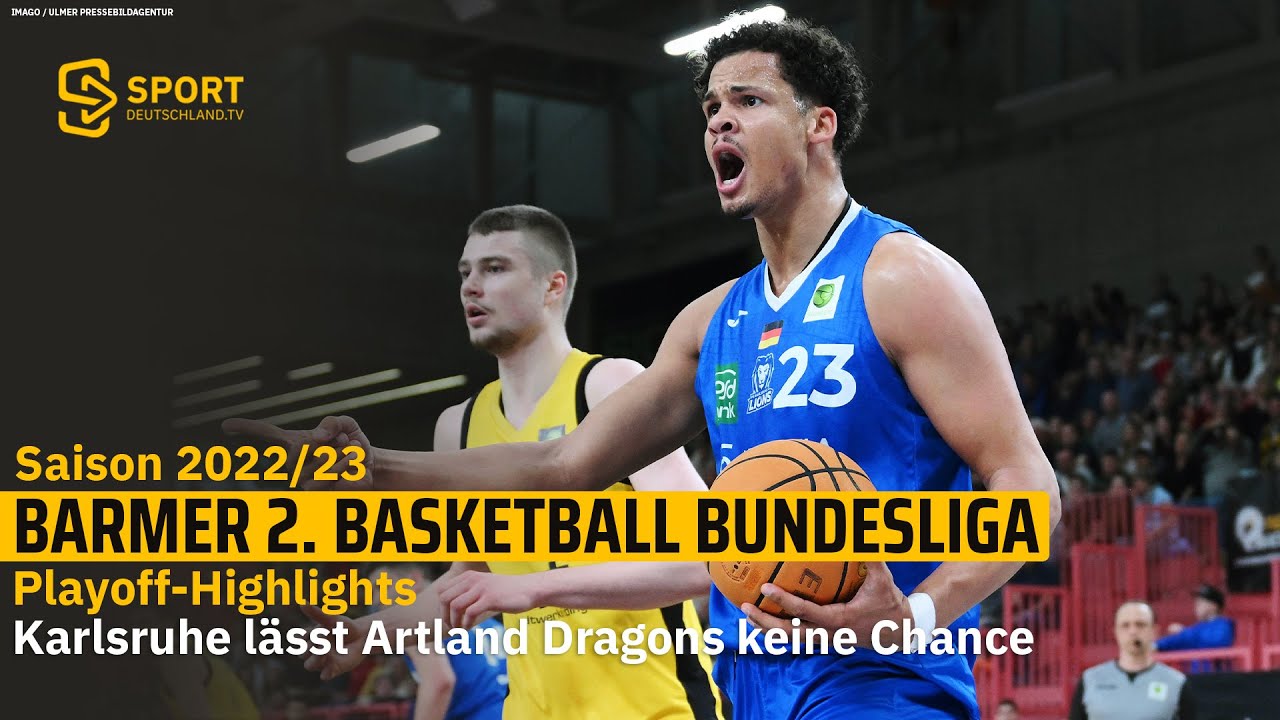 ProA Karlsruhe lässt Artland Dragons keine Chance - Playoff-Highlights SDTV Basketball