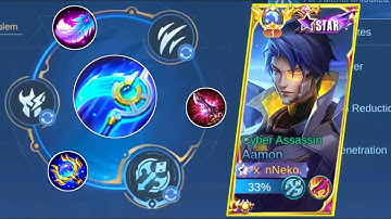 AAMON MOST RECOMMENDED BUILD AND EMBLEM IN NEW META ! AUTO DELETE ENEMY