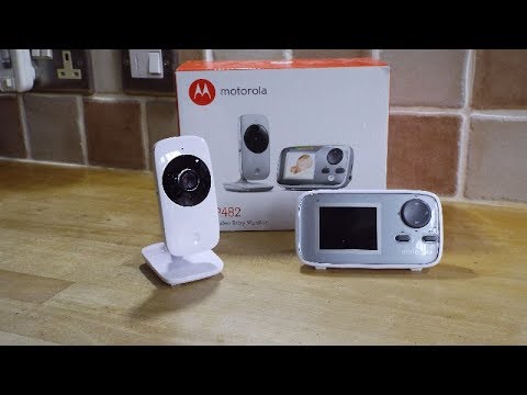 motorola 2.8 video baby monitor with 2 cameras