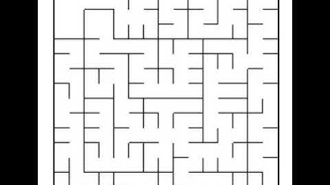 Recursive Division Maze Generation. Very satisfying to watch. Related to Quadtree