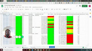 Steal our Screamingfrog Audit - Google Sheets Template