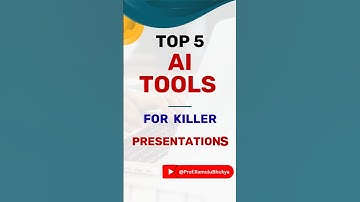 Top 5 AI Tools for Killer Presentations⚡| #aishorts #education  #aipresentation #aitools #motivation