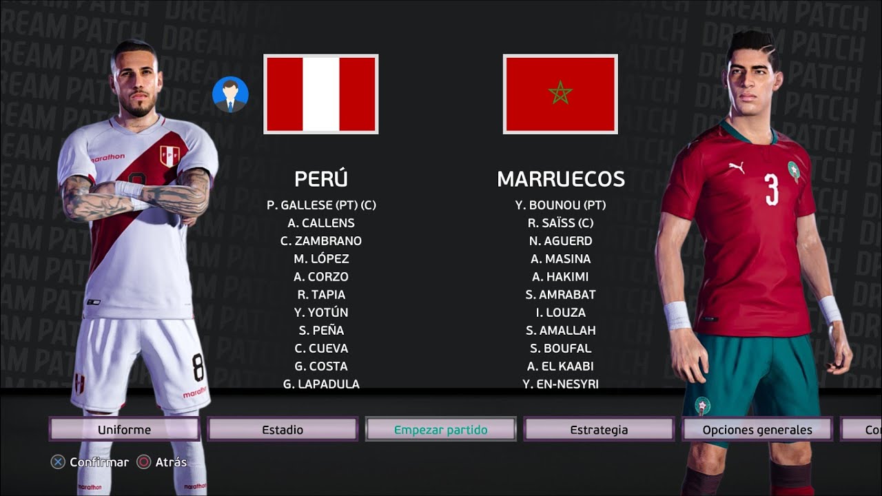 Futbol peru vs marruecos