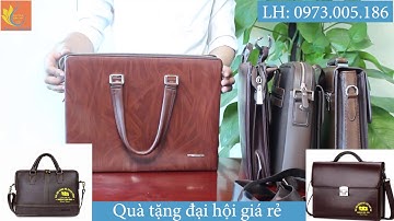 Cặp Da Đại Hội Đảng Sang Trọng, Giá Rẻ - Quà Tặng Đại Hội Đảng