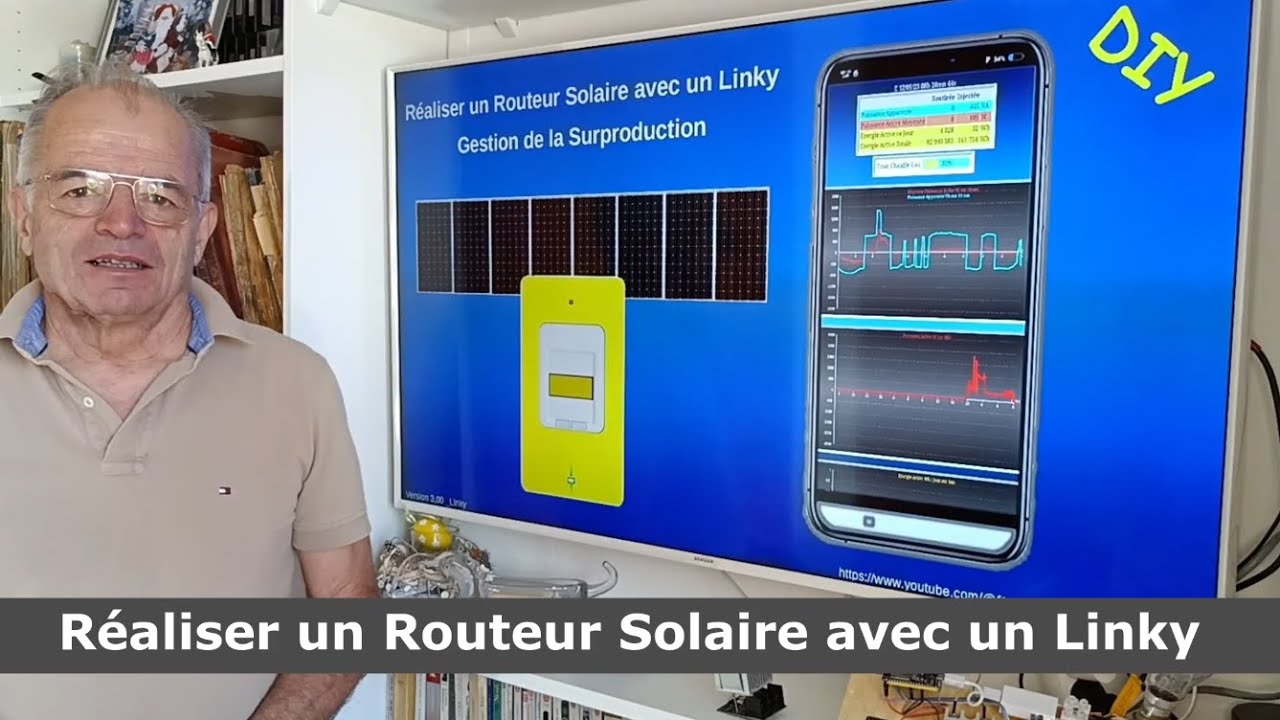 Réalisez votre routeur d'énergie solaire avec le Linky (DIY) 