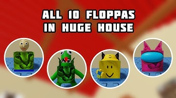 All Floppa in Huge House | ROBLOX Find The Floppa Morphs (OUTDATED)