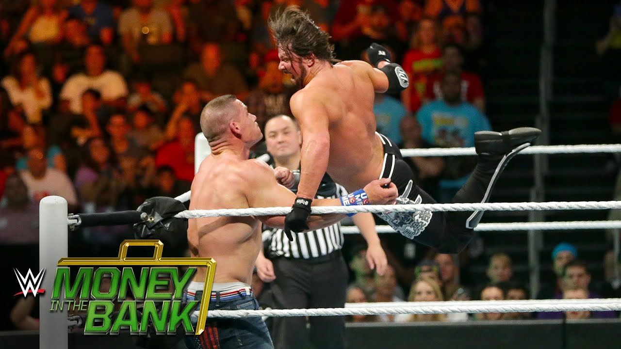 Cena vs AJ I en Money in the Bank.
