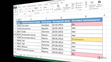 Сортировка и фильтрация данных в Excel