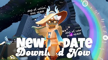 NEW Update Released! - Price reveal - Days of Nature & Color items 🌊🌈✨ | Sky cotl | Noob Mode