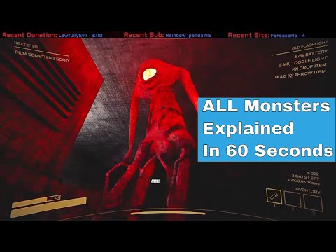 All Monsters Explained in 60 Seconds for Content Warning