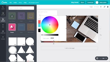 Creating A Blog Header in Canva