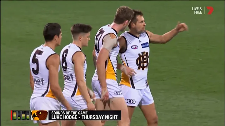 Luke Hodge mic'd up during game (Rd 14, 2017)
