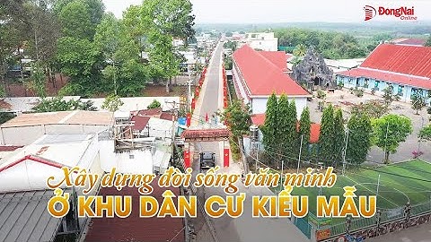Xây dựng đời sống văn minh ở khu dân cư kiểu mẫu