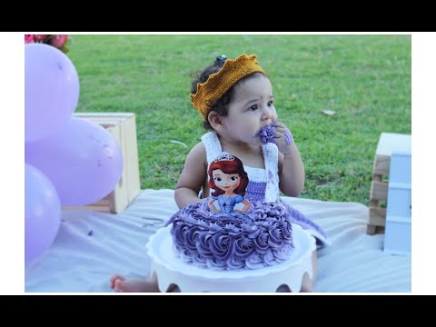 Vestido da princesa sofia 1 ano