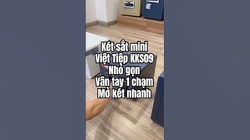 Két Sắt Mini Việt Tiệp KKS09 – Thiết Kế Gọn Nhẹ, Mở Khóa Bằng Vân Tay Điện Tử Bảo Mật Tuyệt Đối