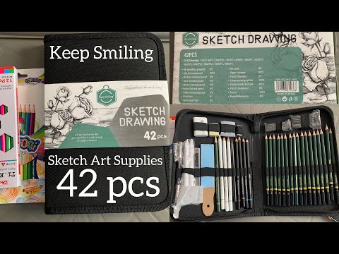 Sketch Art Supplies For Begginers, Keep smiling