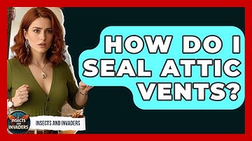 How Do I Seal Attic Vents? - Insects and Invaders