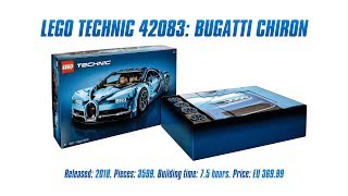 LEGO Technic 42083: Bugatti Chiron POV Speed Build
