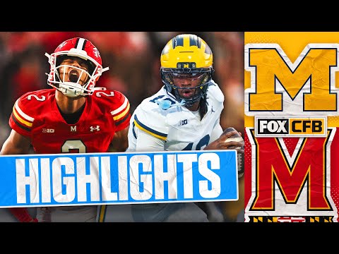 No 18 Michigan Wolverines Vs Maryland Terrapins Highlights FOX College Football