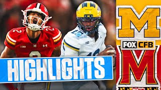 No. 18 Michigan Wolverines Vs. Maryland Terrapins Highlights Fox College Football
