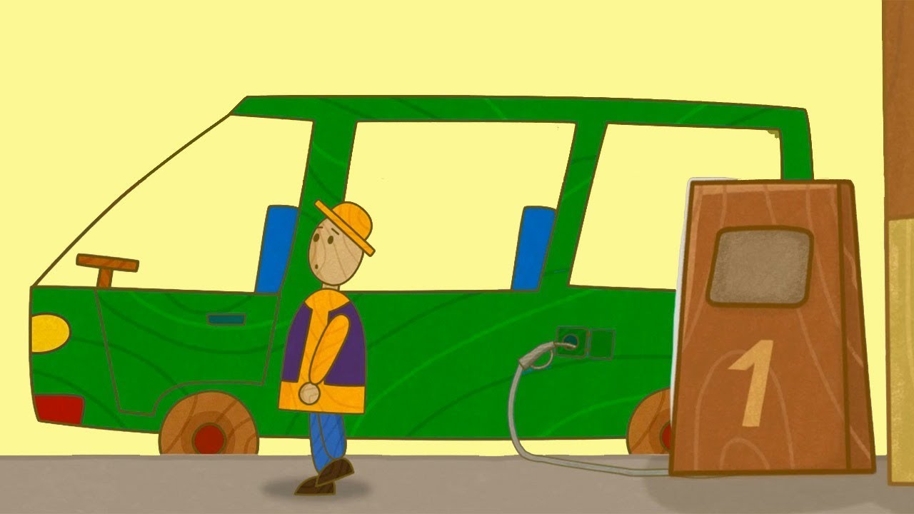 En la gasolinera. Series para niños en español. Dibujos animados. - thptnganamst.edu.vn