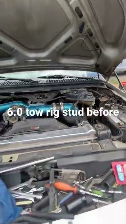 #6.0 #powerstroke #head studs # blown head gaskit - YouTube
