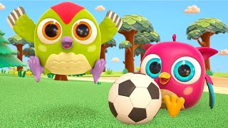 Baby songs with Hop Hop the Owl cartoon! Hard & Soft kids’ song. Nursery rhymes & baby cartoons. screenshot 3