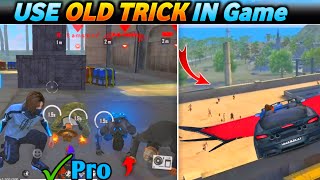 USE - Old Glider + Car Trick in Game 😲 Top New Amazing Trick in Free Fire