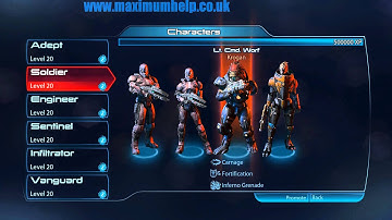 Online Multiplayer Classes Summary [Reference Only] Mass Effect 3 Strategy & Tips 1080p HD DX11