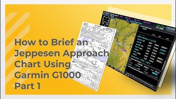 Jeppesen Approach Chart: Verify the G1000 FMS with the Approach Chart | Flight Training| Part 2-3