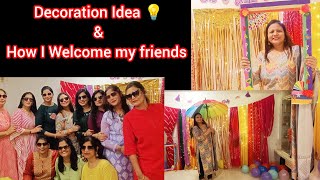 Welcome ideas for kitty party || Decoration idea for kitty party ||